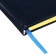 Purple Dated 2025, 64 sheets, Devente.bravo, solid cover to leatzers with foam rubber, thermo embossing, block 70 g/m2, blue, 155 x 95mm