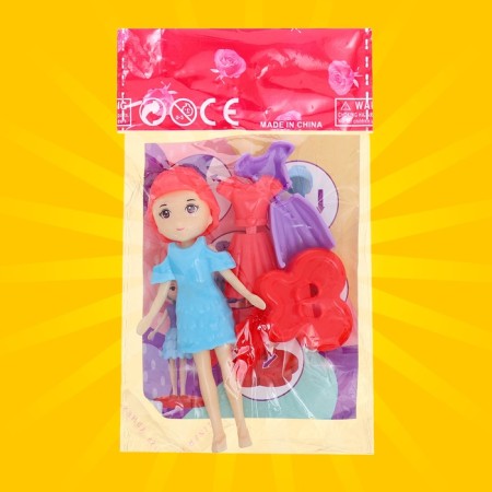 Fairy -tale doll "Fleeca" with accessories, mix-5