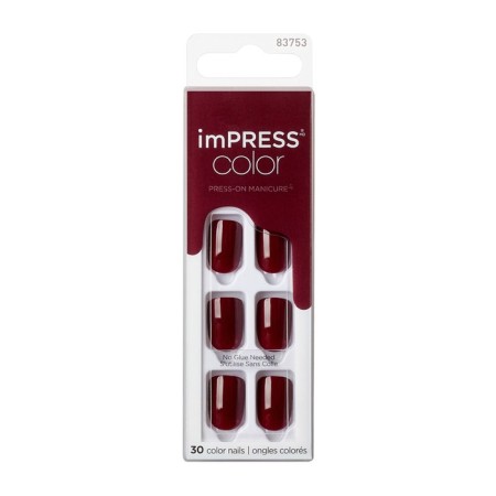 Solid varnish Kiss Impress Manicure Color Kimc014c "Spicy Cinnamon", short length short