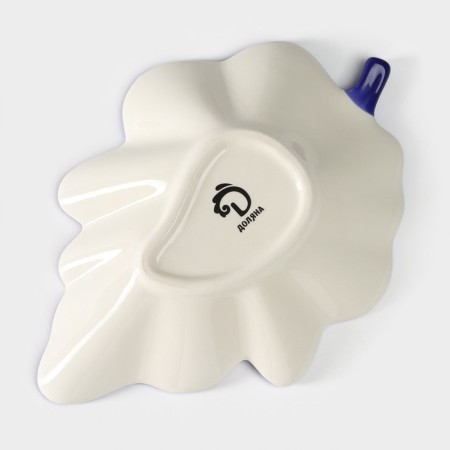Serving share "Emelya", 21 × 15 × 4.5 cm, white color-4