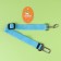 A car seat belt for dogs is especially durable, 68 x 2.5 cm, mix of flowers