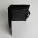 Male purse on magnet 3 in 1, department for auto documents, passports, black color