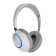 AKZ K53 headphones, wireless, full -size, microphone, RGB backlight, white