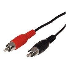 Audio/video cable Rexant, 2xrca (M) -2xrca (M), 1.5 m, black