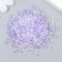 Glass 12/0 "Transparent. Color middle. Lilac" 10 g