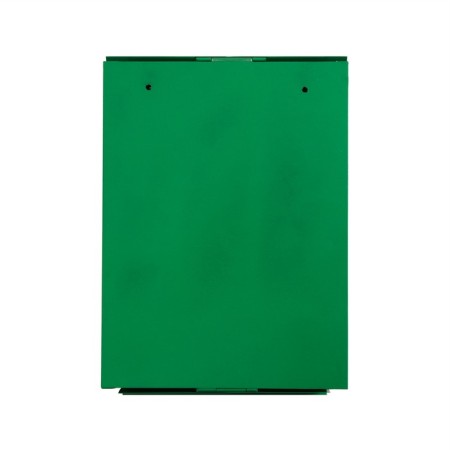 Mail box with a lock, vertical, "mail", green-9