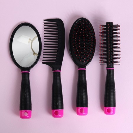 Set of hairdresser, 4 objects, color mix-5