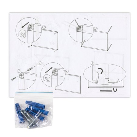 Board Magnetic Marker Standard, 45 x 60 cm, aluminum frame, warranty of 10 years-5