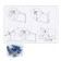 Board Magnetic Marker Standard, 45 x 60 cm, aluminum frame, warranty of 10 years