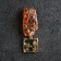 Talisman Talisman keychain, brass, amber