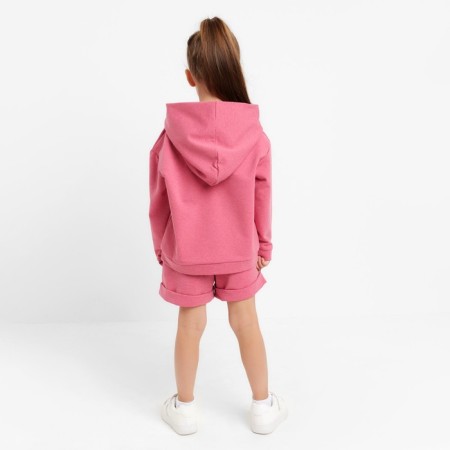 Kid for children (sweatshirt, shorts) KAFTAN "BASIC Line", height 122-128, Fuchsia color-2