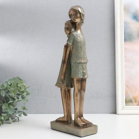 Polystone souvenir "Children - Trust" under bronze 14.5x7.5x38 cm-3