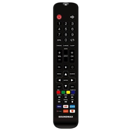 TV Soundmax SM-LED32M13, 32 ", 1366x768, DVB-T/T2/C, HDMI 2, USB 2, Black-4