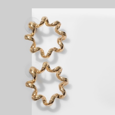 Earrings "spring", color gold-1