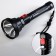 Manual battery lamp 1.5 W, 2000 mAh, 500 lm, range 300 m, 3 modes, USB
