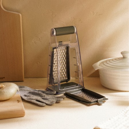 Double -sided SL Home "Olive Grove", 13.2 × 8.4 × 24.3 cm, anti -slip base, olive color-6
