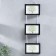 Triple photo frame on braid L-3 10x15 cm black (plastic screen)