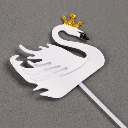Set for decorating the White Swan cake, 5 pcs.-1