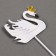 Set for decorating the White Swan cake, 5 pcs.