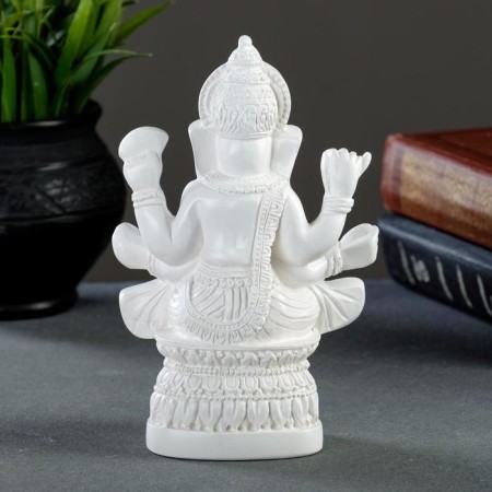 Figure "Ganesha" Belaya, 7x17x12cm-2