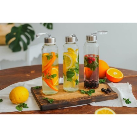 Water bottle "Lido", 500 ml, h = 22.5 cm, color strap mix-7