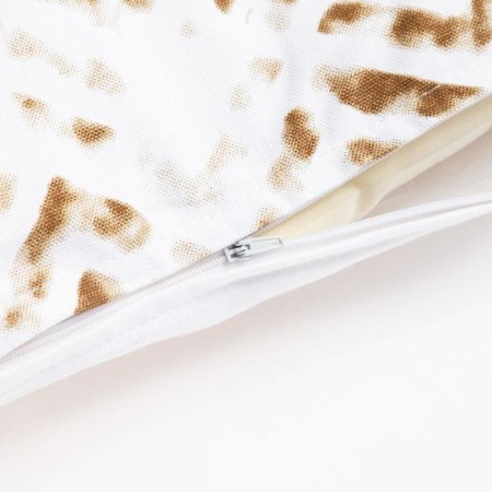 Decorative pillowcase 40x40 cm, Zigzags Beige, 100% cotton-2