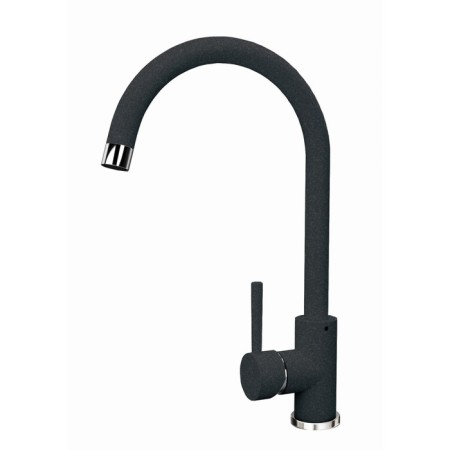 Florentina “Alpha” kitchen mixer high spout, black color