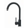 Florentina “Alpha” kitchen mixer high spout, black color