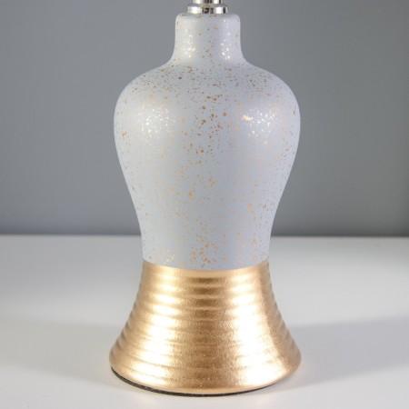 Gino table lamp E14 40W gray-gold 22x22x30 cm Risalux-3