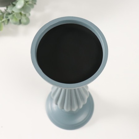Summary of the tree per 1 candle "Elegant" gray-lilac 12.5x12.5x33.5 cm-1