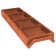 Suin-shaped PPC tray, 50 × 15 × 5 cm, terracott, lv-50 t