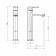 Fashun A51220-21 shell mixer, single-leaf, pour 114 mm, stainless steel, bronze