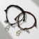 Bracelets "Demetrons" bears, black-brown color, l = 12.5 cm