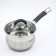 Bucket "Irida", 1.9 l, d = 16 cm, capsule, glass cover, plastic handle, induction