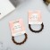 Hair elastic band "Sport" curl texture, 5 cm, brown black
