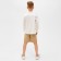 Shorts for the boy Minaku: Casual Collection Beige color, height 152
