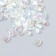 Decor for creativity Plastic "elongated crystal" set of 60 pcs white 0.8x0.6 cm