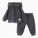 Costume: sweatshirt and pants crumb I Dino, height 80-86, dark gray