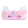 Penal soft 1 compartment, 120 x 230 mm, flat, fur, calligrata "unicorn"