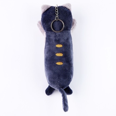 Soft toy "Cat", on a key fob, 17 cm, Mix color-1