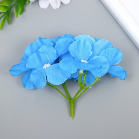 Flowers for decorating "hydrangea" blue 10x10 cm-2