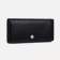 Women's wallet on magnets, black color