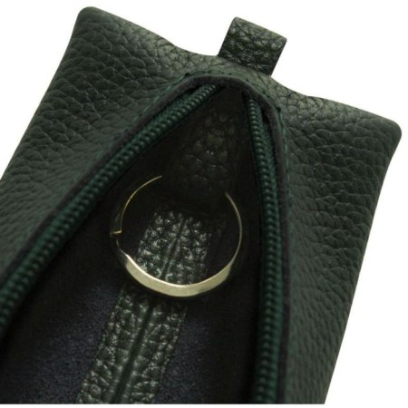 Key of zipper, length 15 cm, green color-1