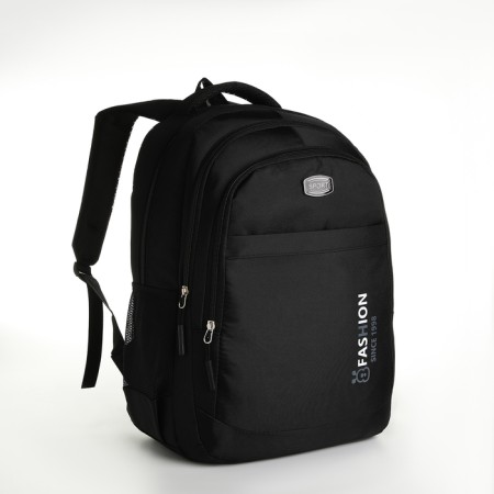Youth backpack from lightning textiles, 5 pockets, black/gray color-2