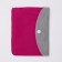 A pillow for the neck, with a headrest, inflatable, in a case, 43 × 28 cm, pink color