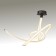 Ceiling chandelier Mantra Armonia, LED, 4500LM, 3000K, 900x410x560 mm, color titanium