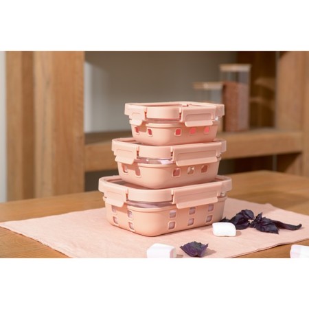 Container for baking, storage and carrying of products in the Smart Solutions cover, beige color, 1050 ml-12