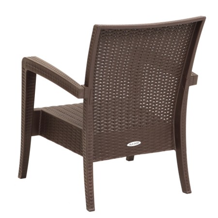 Rattan Ola Dom-Crimery Armchair Brown-3