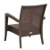 Rattan Ola Dom-Crimery Armchair Brown