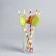 Pipe for cocktail "Fruits", set of 6 pcs.